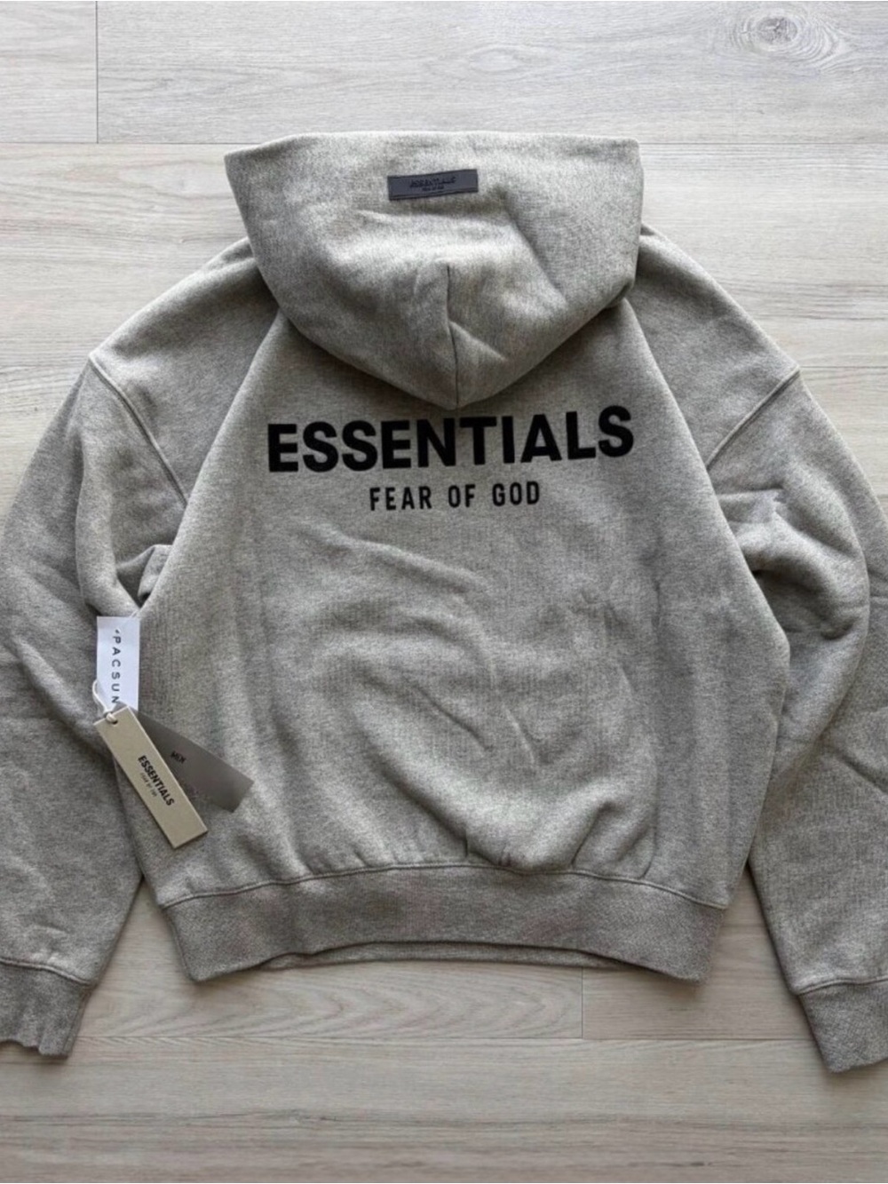 Fear of God Essentials Hoodie in Heather Gray